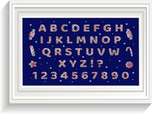 Alphabet 2 Counted: Large, Print-Ready Cross-Stitch Charts