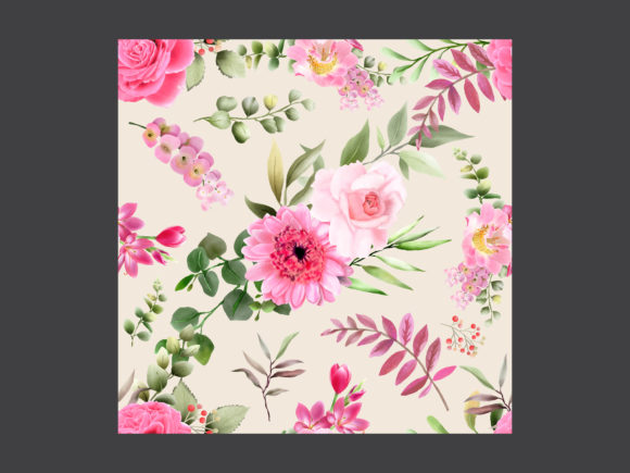Beautiful Pink Flower Seamless Pattern: A Creative Essential for Designers and Crafters