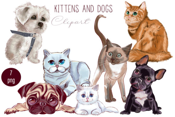 Dog and Cat Clipart Set, Animal PNG: A Practical Evaluation for Designers and Crafters