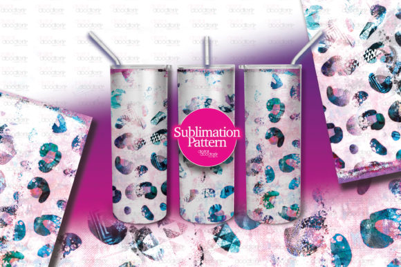 Leopard Ombre Graffiti 20 Oz Tumbler