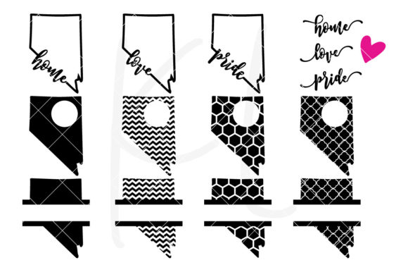 Nevada Monogram Frames Pack