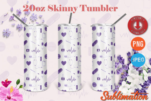 Nurse 20oz Skinny Tumbler