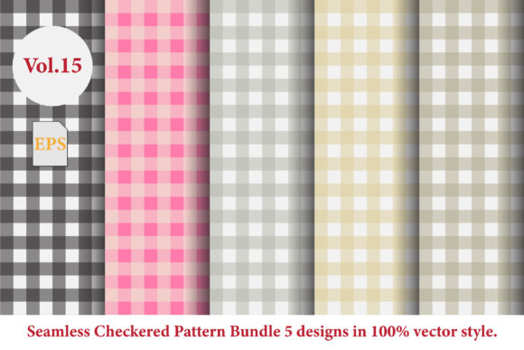 Pattern Plaid Classic Checkered Vol.15