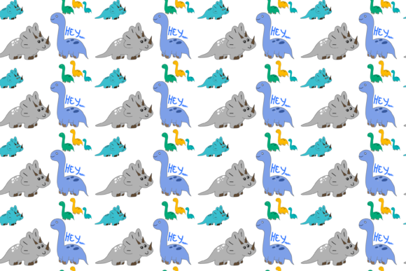 Seamless Pattern Dino: A Versatile Design for Creative Projects