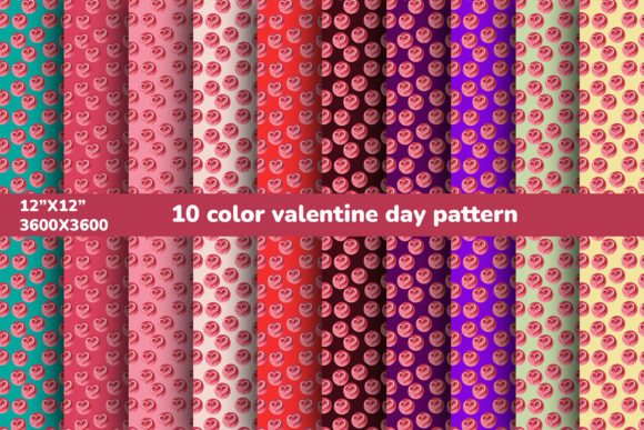 Valentine’s Day Heart Pattern Background for Creative Projects
