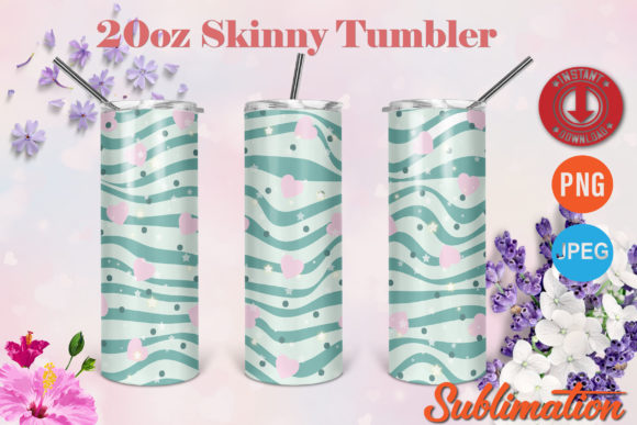 Valentines Skinny Tumbler 20oz